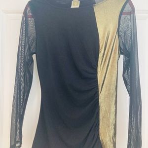 Anne Klein two tone top